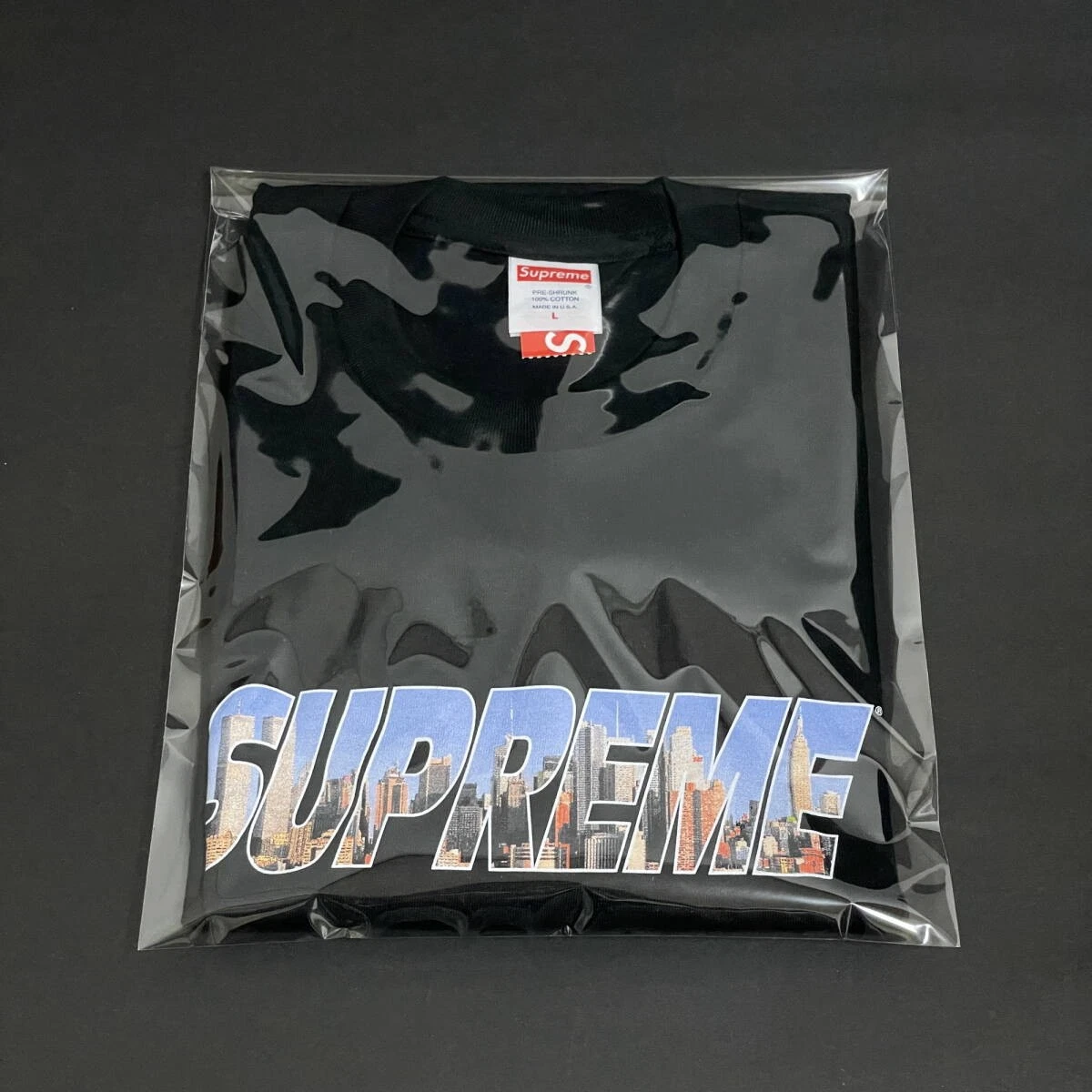 Tee shirt noir Supreme Gotham taille L 23FW Supreme Gotham noir