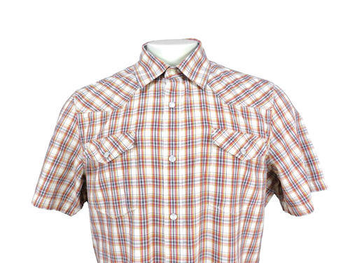 Levi’s Authentic Western Wear Herren Large mehrfarbig kariert Perlen Druckknopf Hemd - Bild 1 von 8