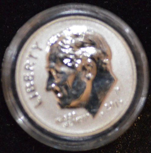 2015-P Flawless REVERSE PROOF Roosevelt Dime, Encapsulated, 90% SILVER!