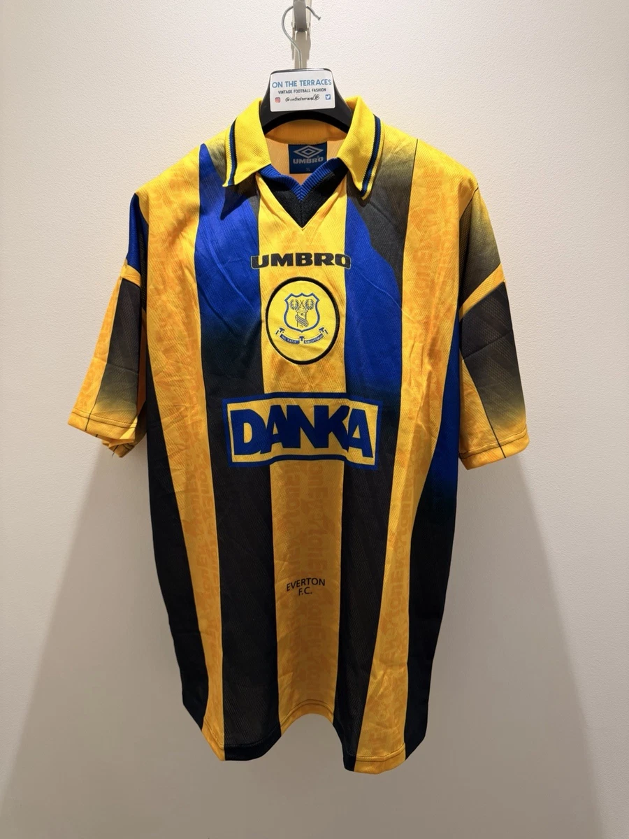 Everton Umbro Away Memorabilia Football Shirts (English Clubs) for