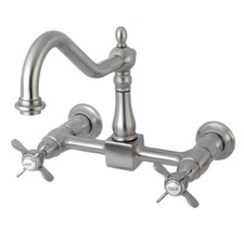 Kingston Brass KS124.BEX Essex 1.8 GPM Widespread Bridge Kitchen - Nickel