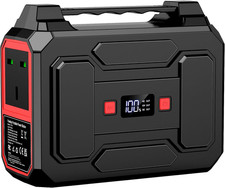 Image of Powkey 99Wh/ 27000Mah Portable Power Station,100W Camping Power Pack,Solar Gener