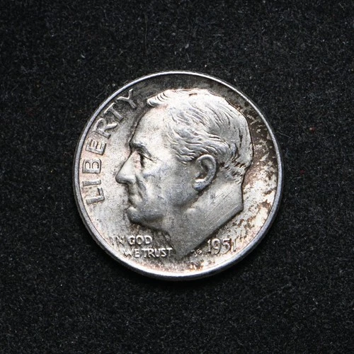 1951-S Roosevelt Silver Dime BU+ (bb18709)