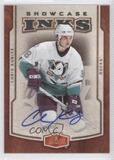 2006-07 Flair Showcase Showcase Inks Chris Kunitz #I-CK Auto 0f5t
