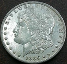 US 1886-O Morgan Dollar  **