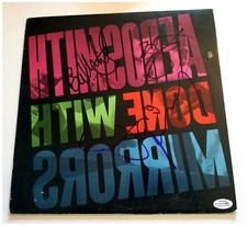 Aerosmith Signed X3 Autographed Record Album LP ACOA