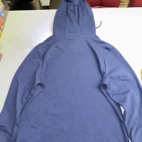 Seattle Mariners Fanatics Hoodie Pullover Baseball Logo Blue Large Small Holes - Picture 7 of 7
