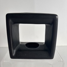 PartyLite Smart Scent Stick holder in a ceramic Black Square design.