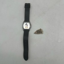 Vintage Disney SII Marketing Mickey Mouse Tonneau Watch Silver Tone Needs Batter