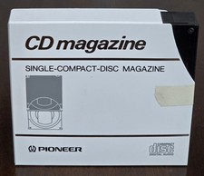 PIONEER 6 DISC SINGLE DISC CD MAGAZINE HOME AND CAR-USE PRW 1023 W/ CASE/COVER