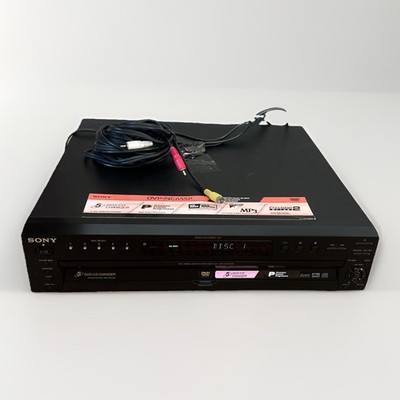 Sony DVP-NC655P 5 Disc Video DVD/CD Carousel Changer Player No Remote - Tested