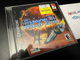 DC - Sega Dreamcast - Bang! Gunship Elite With Registration Card - Space Pew Pew