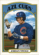 2021 Topps Heritage Minors #54 Jordan Nwogu - BB