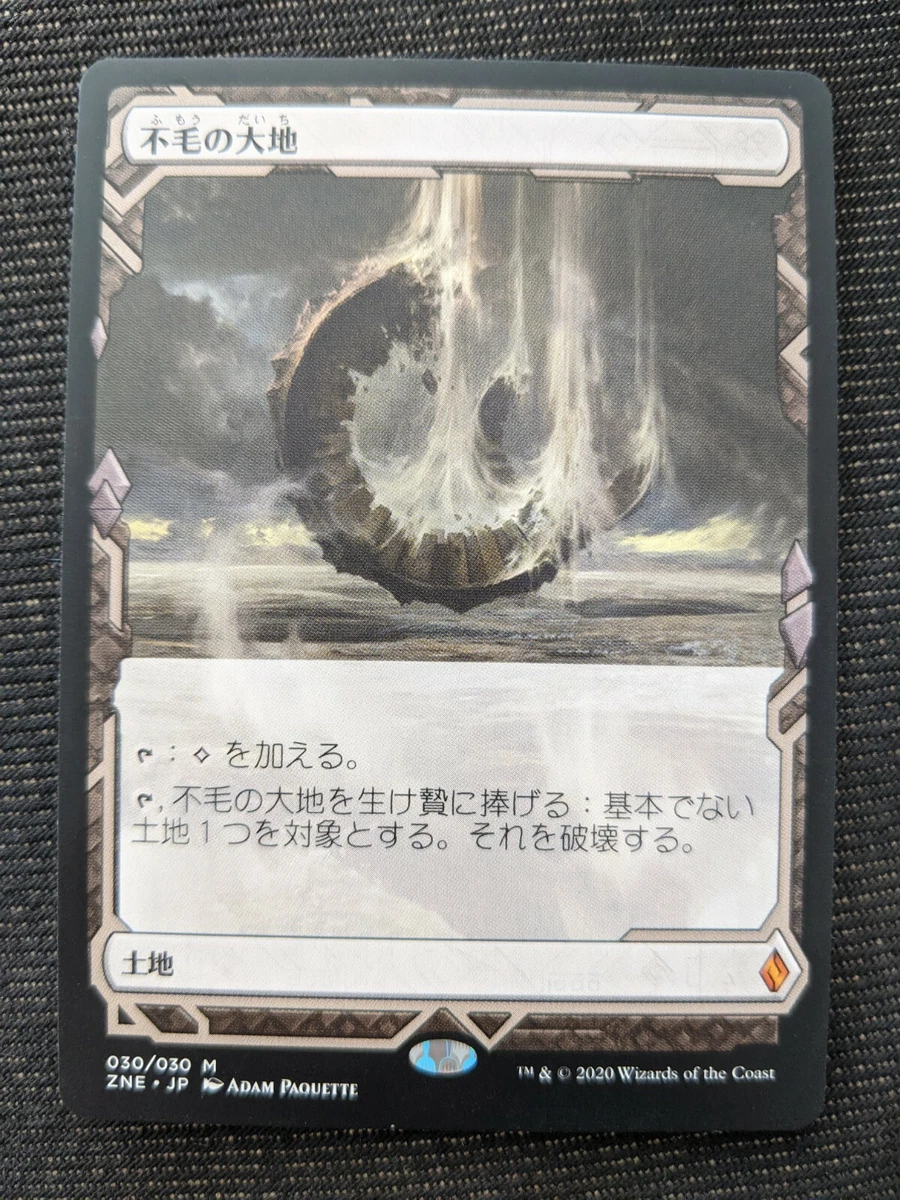 1x Japanese Wasteland Zendikar Rising Expedition NM - ZNR Magic MTG x1