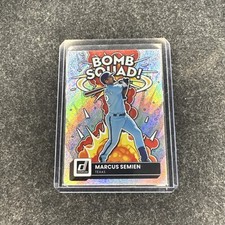 Marcus Semien 2022 Panini Donruss Bomb Squad! Rapture Parallel #4  Rangers
