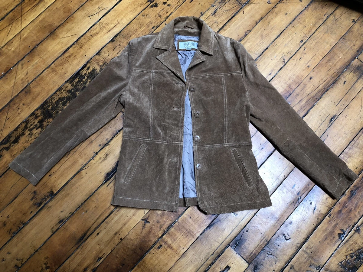 Wilsons leather deals maxima suede jacket