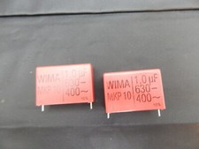 WIMA MKP10 1uF 1 F 400V 10 pitch:27.5mm Capacitor MKP1G041006D00KSSD - LOT OF 2