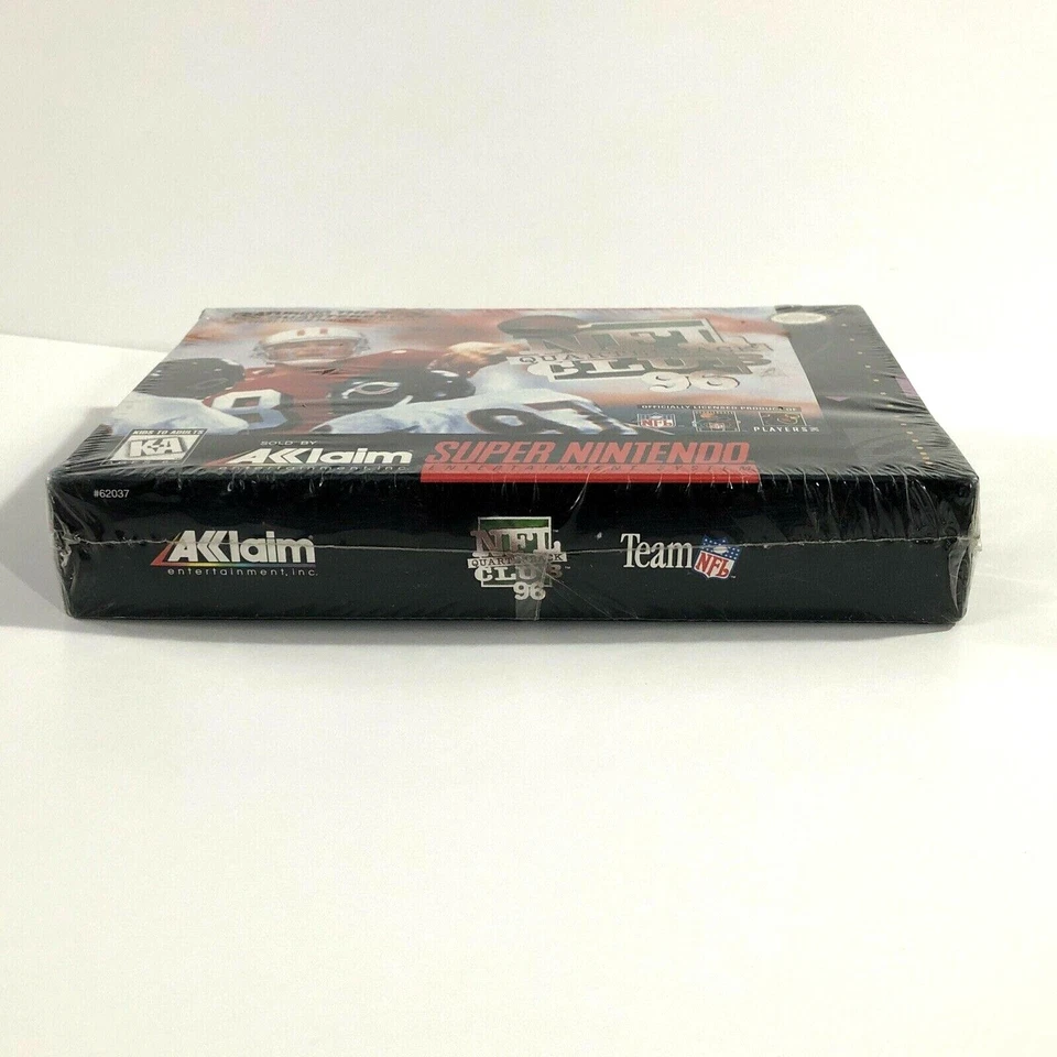 NFL FOOTBALL QUARTERBACK CLUB 96 NEW Original H-Seal Super Nintendo SNES  - Image 3 of 4