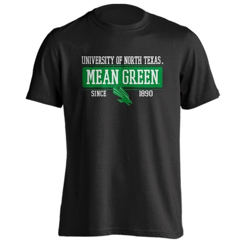 University of North Texas UNT Mean Green Since 1890 Short Sleeve T-Shirt - Picture 7 of 9