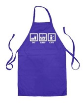 Eat Sleep Gatti - Unisex Bambini Grembiule - Cucciolo Animali Carino Regalo Love