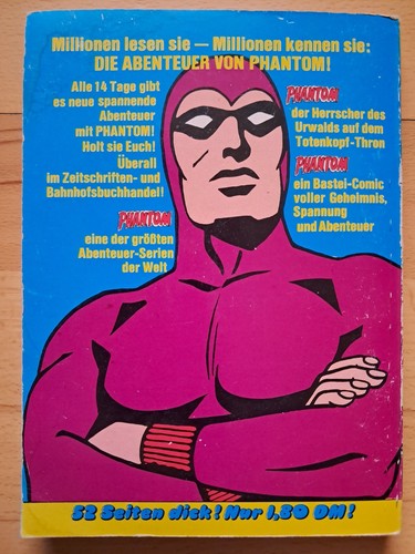 Phantom Nr.4 - Z1-2 Krimi Thriller Abenteuer COMIC-TASCHENBUCH BASTEI Lee Falk - Picture 2 of 3