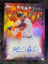 2023 Topps FOIL REFRACTOR Baby Boomers ROOKIE AUTO Gabriel Arias item 17