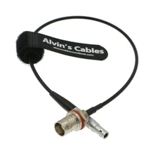 4 Pin Male to BNC Female Timecode Input Adapter Cable for Red Epic Scarlet