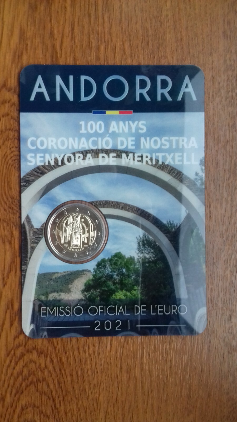 Andorre coincard 2021 Meritxell