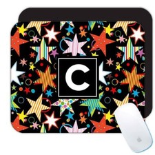 Colorful Stars : Gift Mousepad Modern Contemporary Home Decor Design