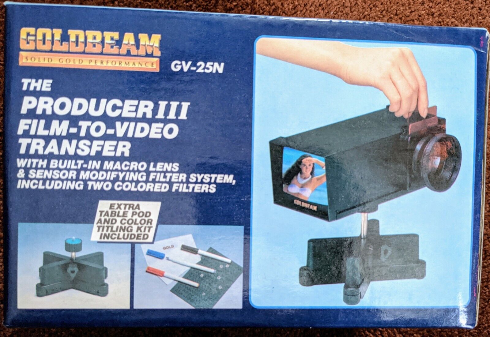 Goldbeam High order The Popular products Producer III Film To In Transfer B Video GV-25N NEW