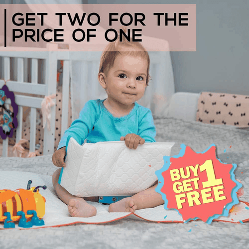 Portable Changing Pad Large Size 25.5”x31.5” Pack of 2 Vinyl Waterproof - Picture 3 of 9