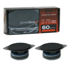 Powerbass 2.75" Car Dual Cone Oem Speakers Drop-in Replacement Chrysler & Ford 