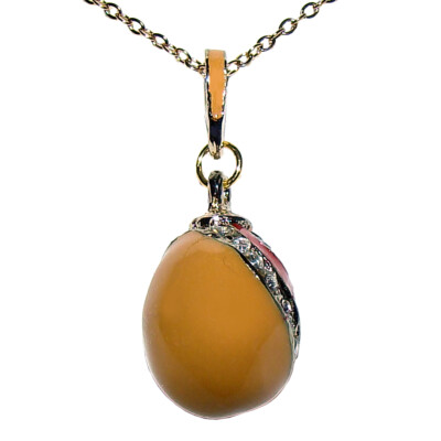Pendentif œuf style Fabergé T2893PC056811 : Artisanat russe