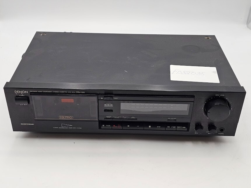 DenonDRM-500StereoCassetteTapeDeckHXPRO–NotWorkingforParts