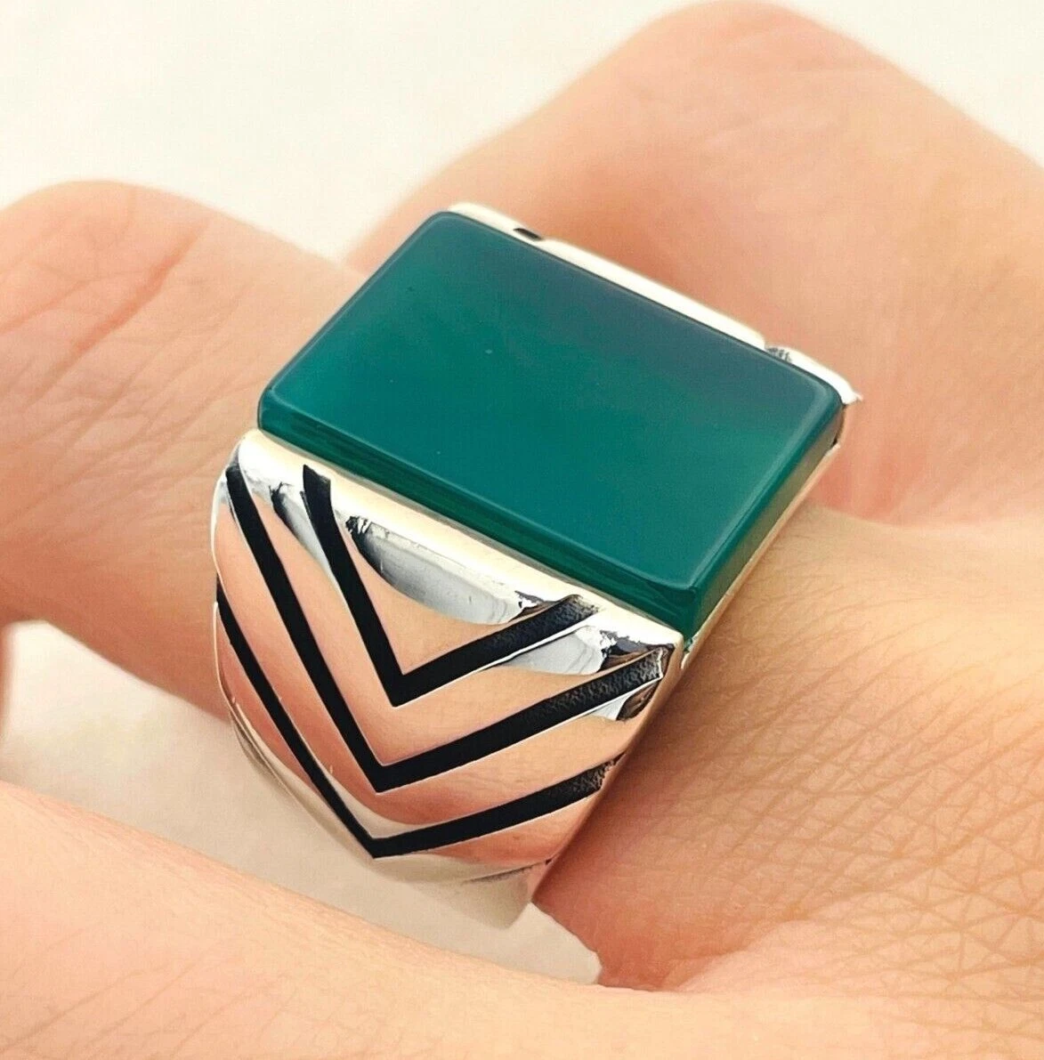 Square Stone Ring | ShopStyle