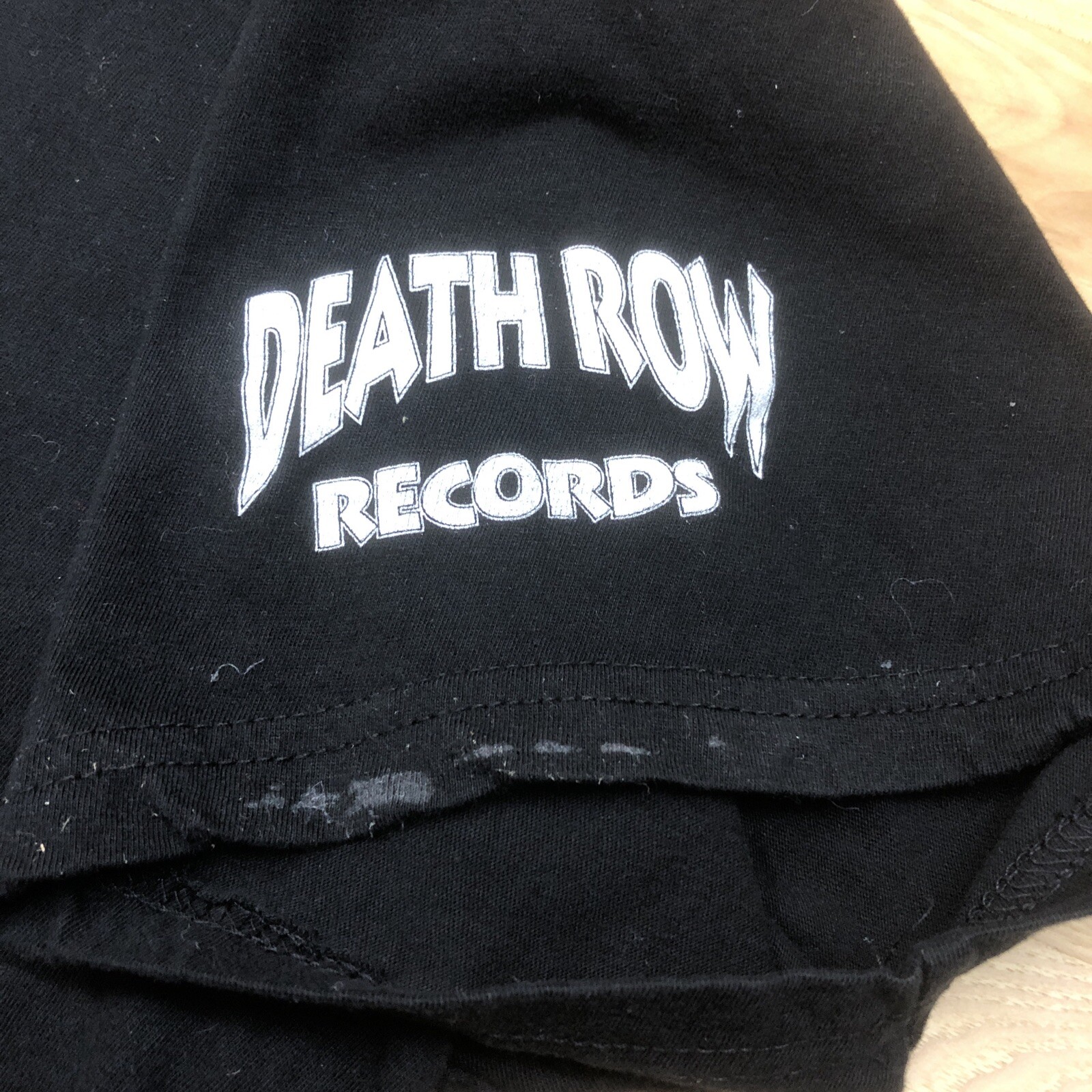 FILA Maglietta uomo Death Row Records nera logo hip hop rap taglia 3XL