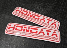 2x Jdm Hon Data Sticker Decal Drift Car Turbo Fits Civic S2000 Typer P28 Ecu