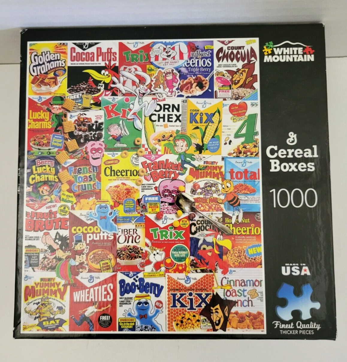General Mills Cereal Boxes 1000 Piece Jigsaw Puzzle Item # 1261T