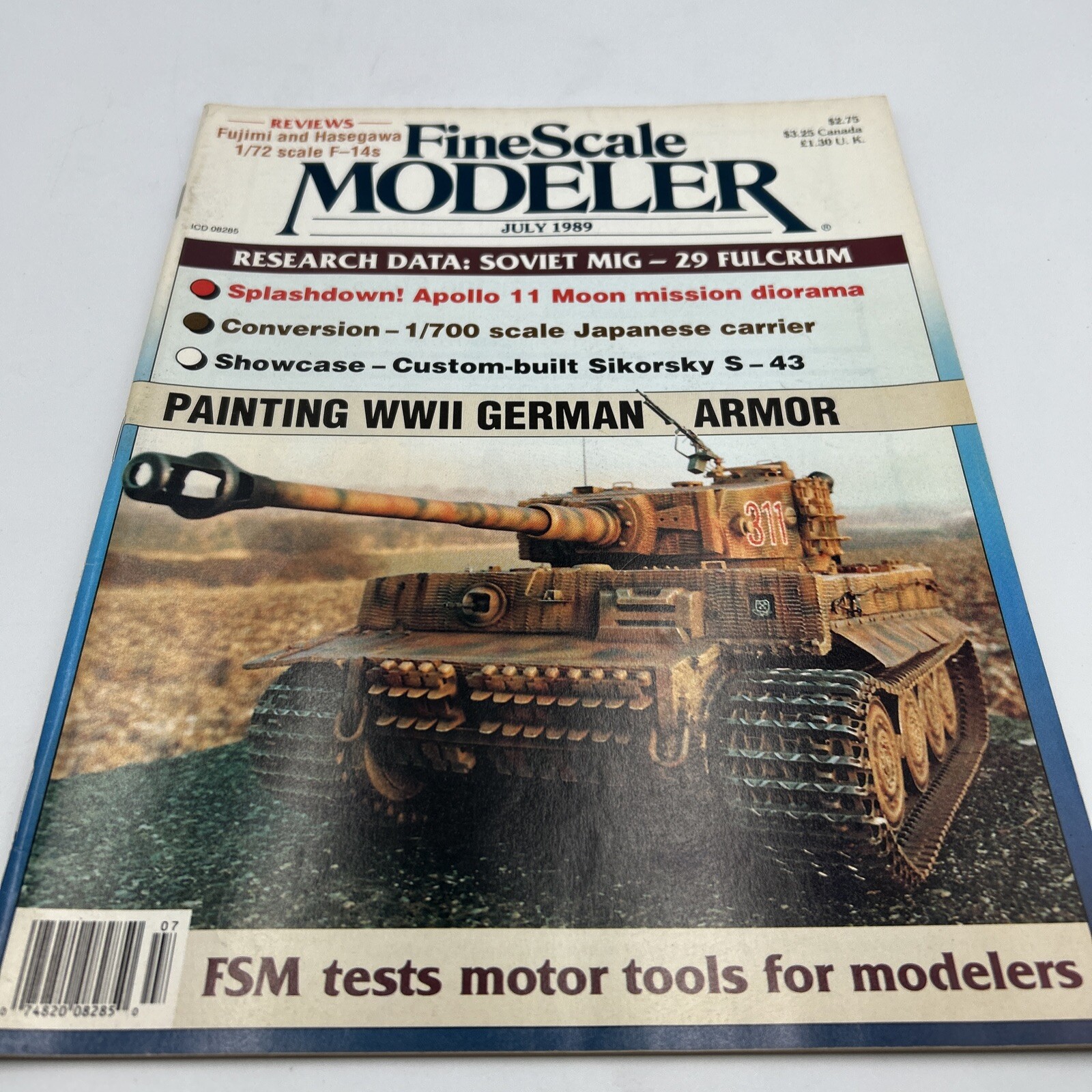 Vintage Fine Scale Modeler Magazine July 1989 Ebay