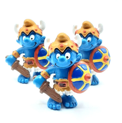 Schlumpf 20430 Wikinger Schleich Viking Smurf 1994 Pitufo Puffi Peyo 6 cm Figur