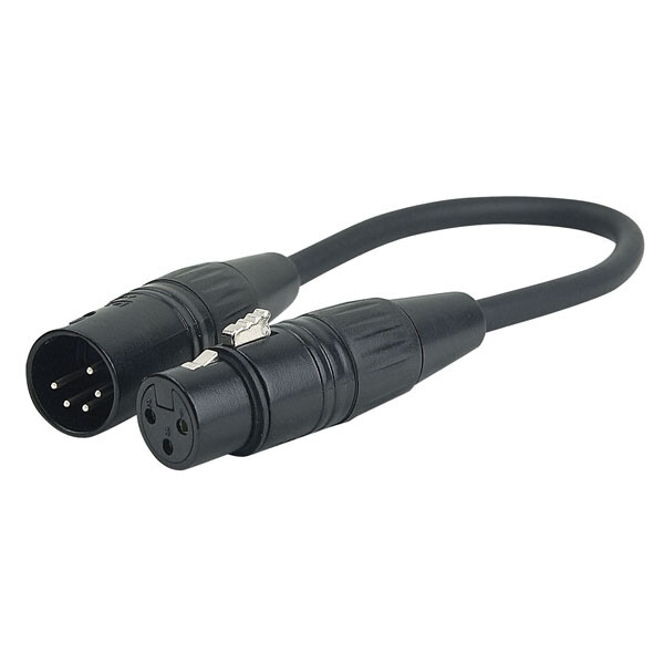 Thumbnail - Dap - 5-poln Xlr Male To 3-poln Xlr Female 25 Cm