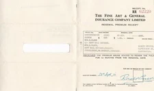 The Fine Art & General Insur. Co. Ltd 1955 Premium Slogan Stamp Letter Ref 35818