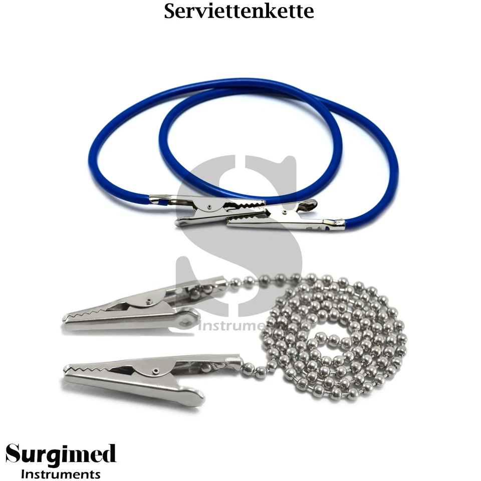 MEDSPO Serviettenkette Zahnlabor Zahnarzt Zahnheilkunde Lätzchenkette Kugelkette Dental