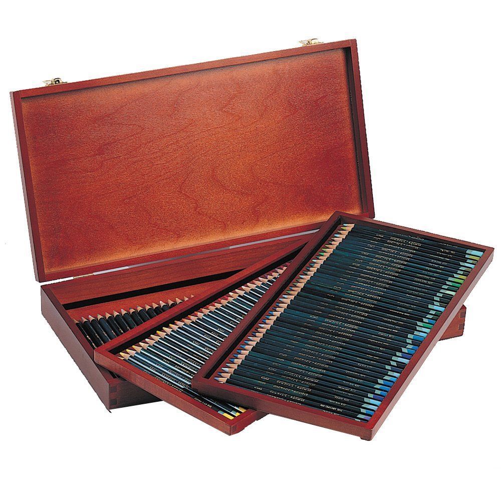 DERWENT Fine Art Pencils 色鉛筆 120色 英國達爾文Derwent 水性色鉛筆木盒套組120色限定版時代中西畫材
