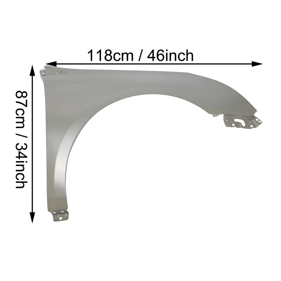 Fender For 2013-2017 Cadillac XTS Front Passenger Side RH w/ Molding Holes Foto 2 de 4