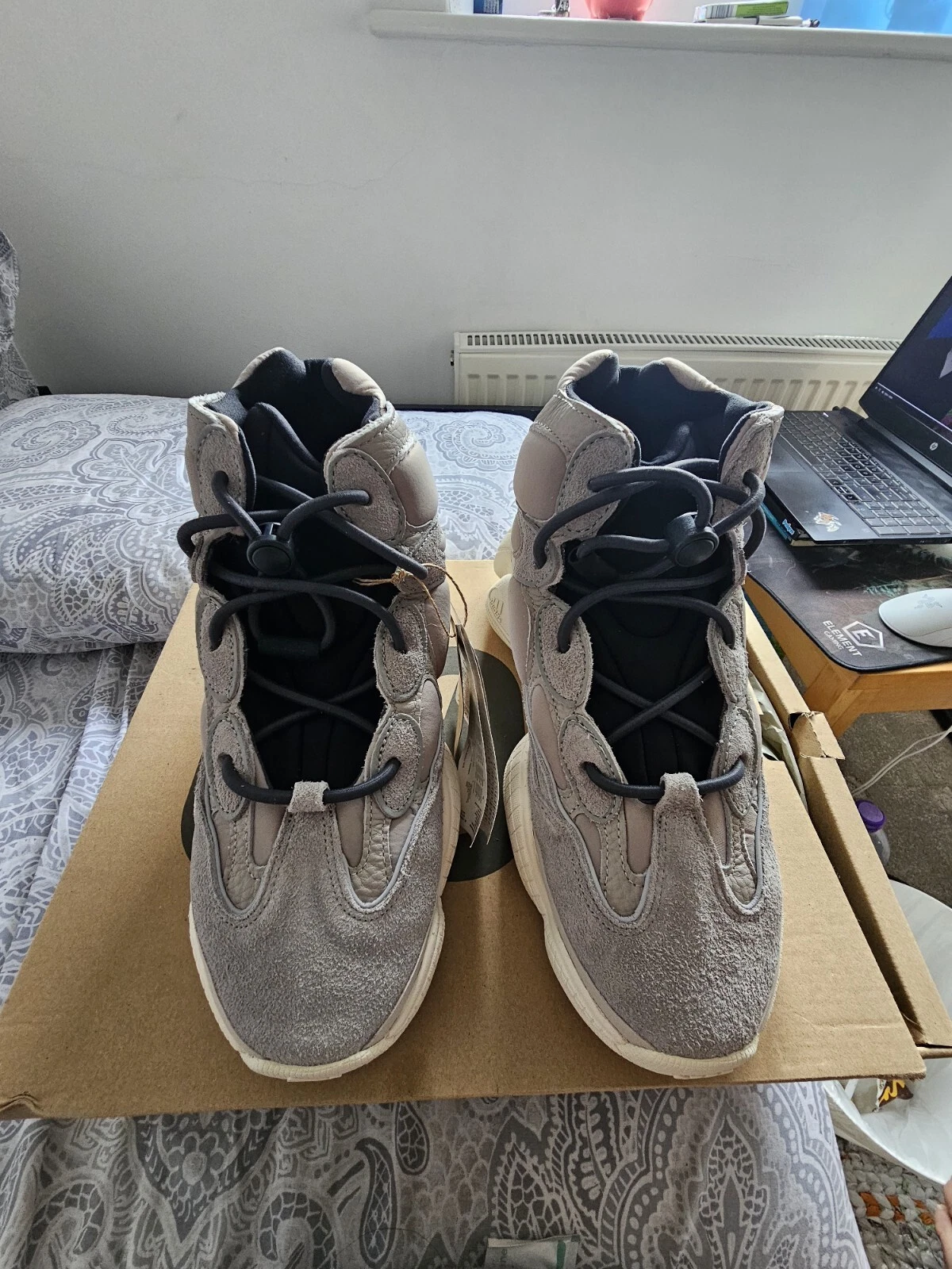 Taglia 9 5 Yeezy 500 pietra nebbia alta