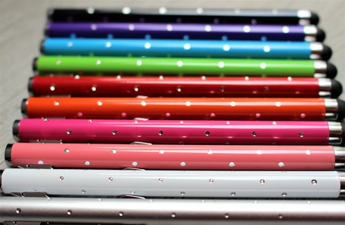 10x Rysik dotykowy Wejście Pióro Wygląd cyrkonie Tablet Telefon komórkowy Obsługa Glamour - Zdjęcie 4 z 4