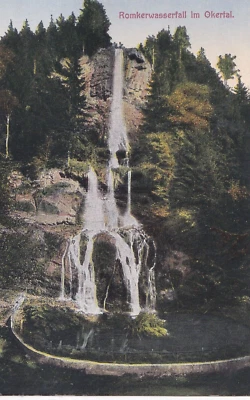 1906 AK Deutsches-Reich Okertal Romkerwasserfall Wasserfall Panorama top !!! - Bild 1 von 2
