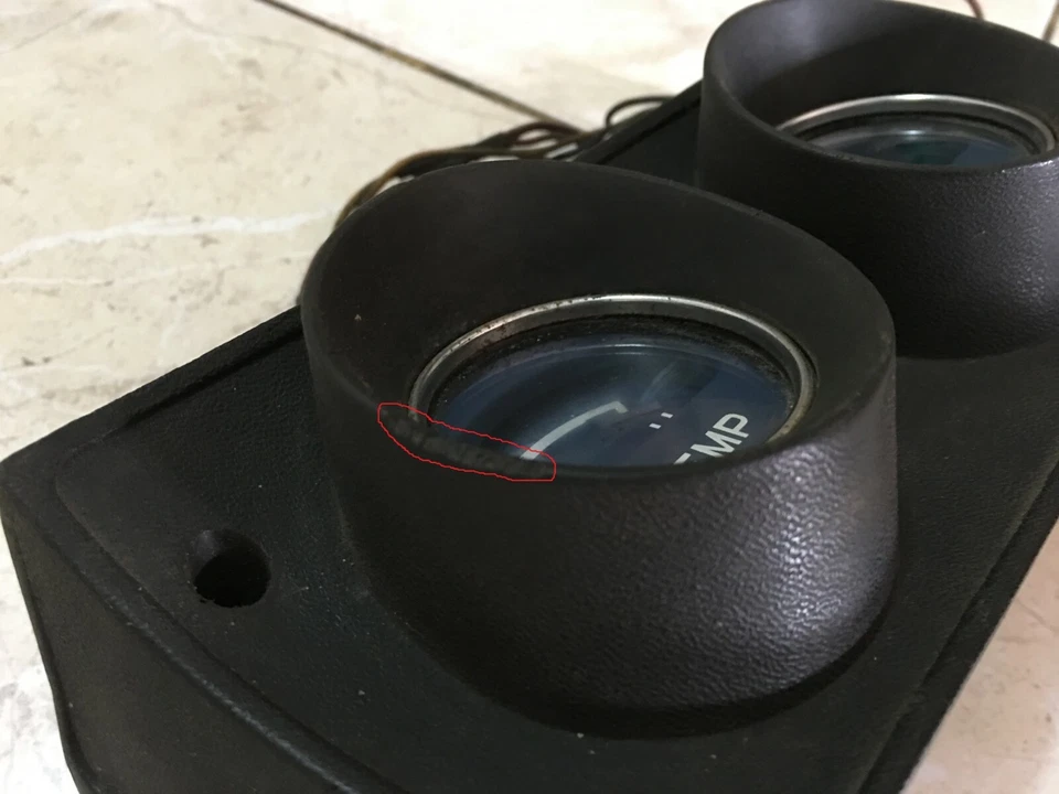 Cuadro medidor de combustible y temperatura JDM Honda Civic 1200 SB1 1973-1979 (usado) Foto 3 de 4