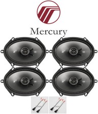 Front Rear Kicker 6x8" Speaker Replacement Kit For 2002-2010 Mercury Mountaineer